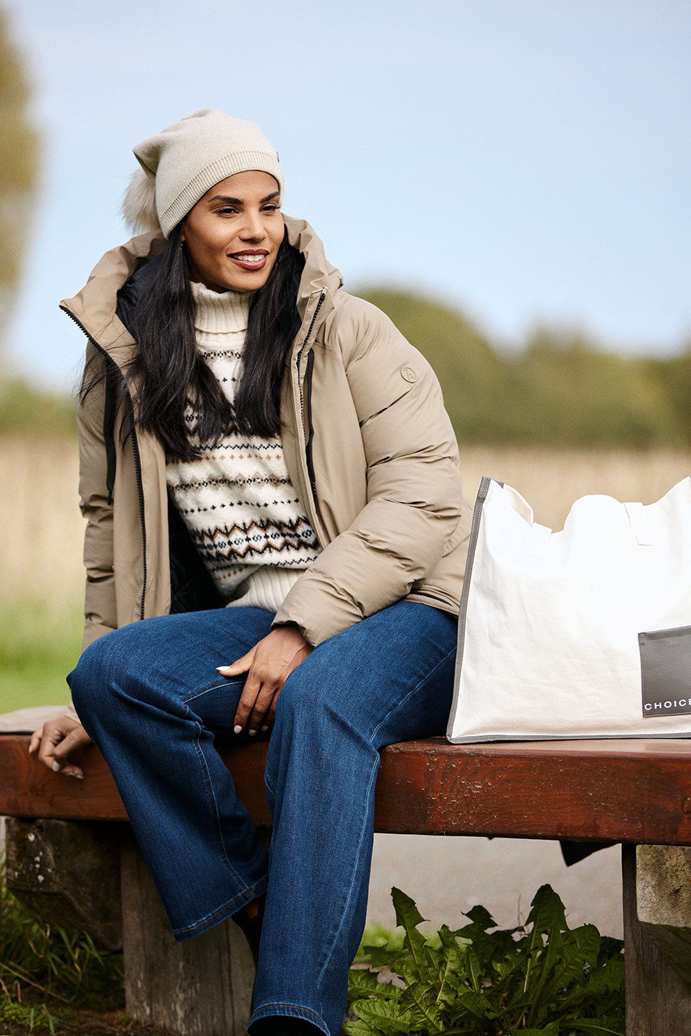 PERUZZI Slouch Bobble Hat
