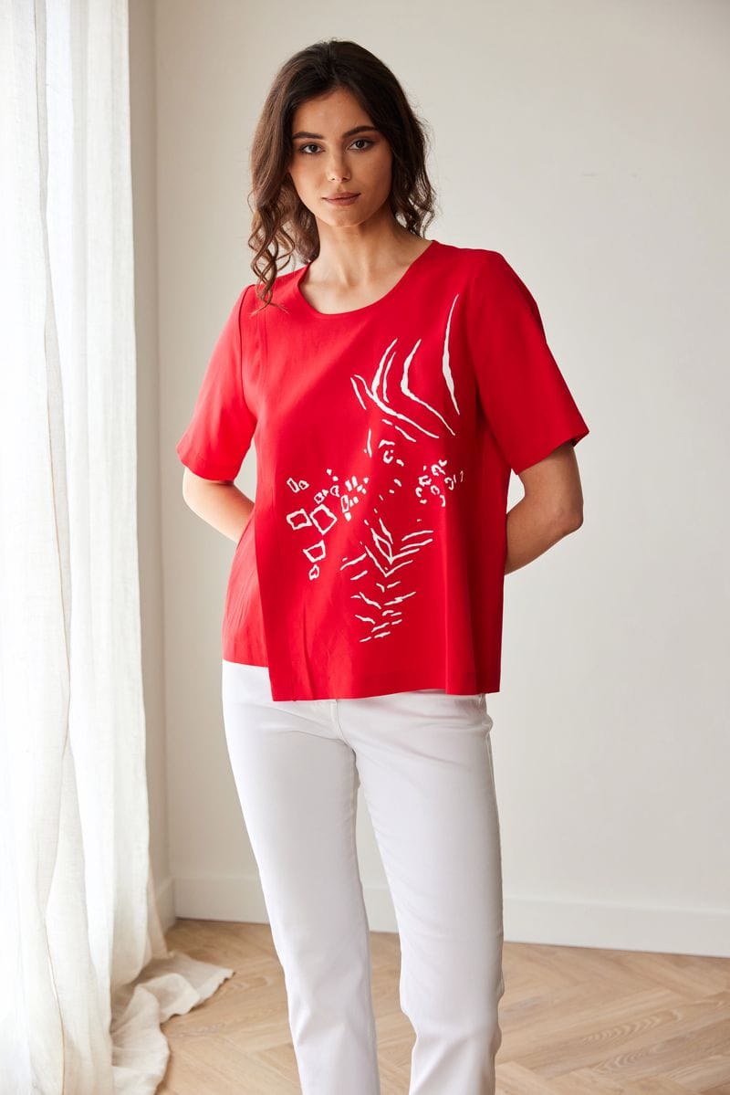 PERUZZI Applique Top