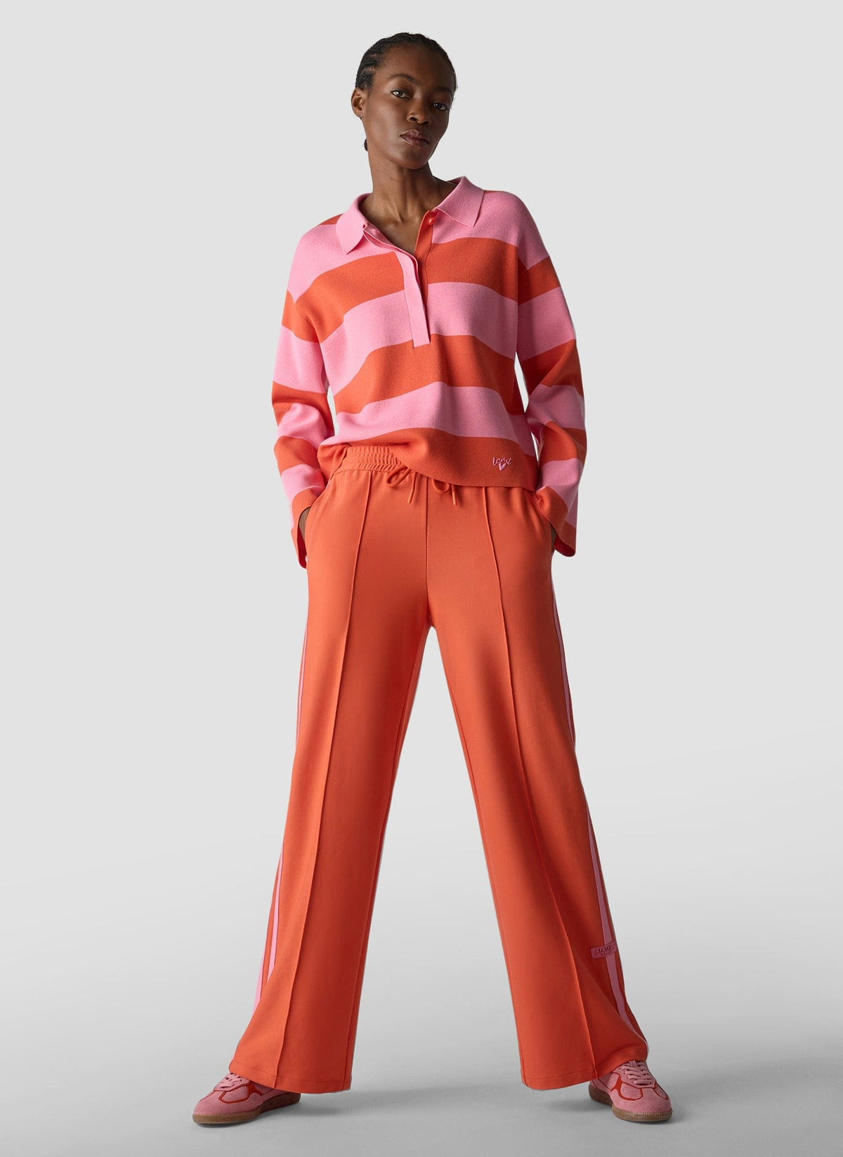 LE COMTE Rugby Stripe Knit