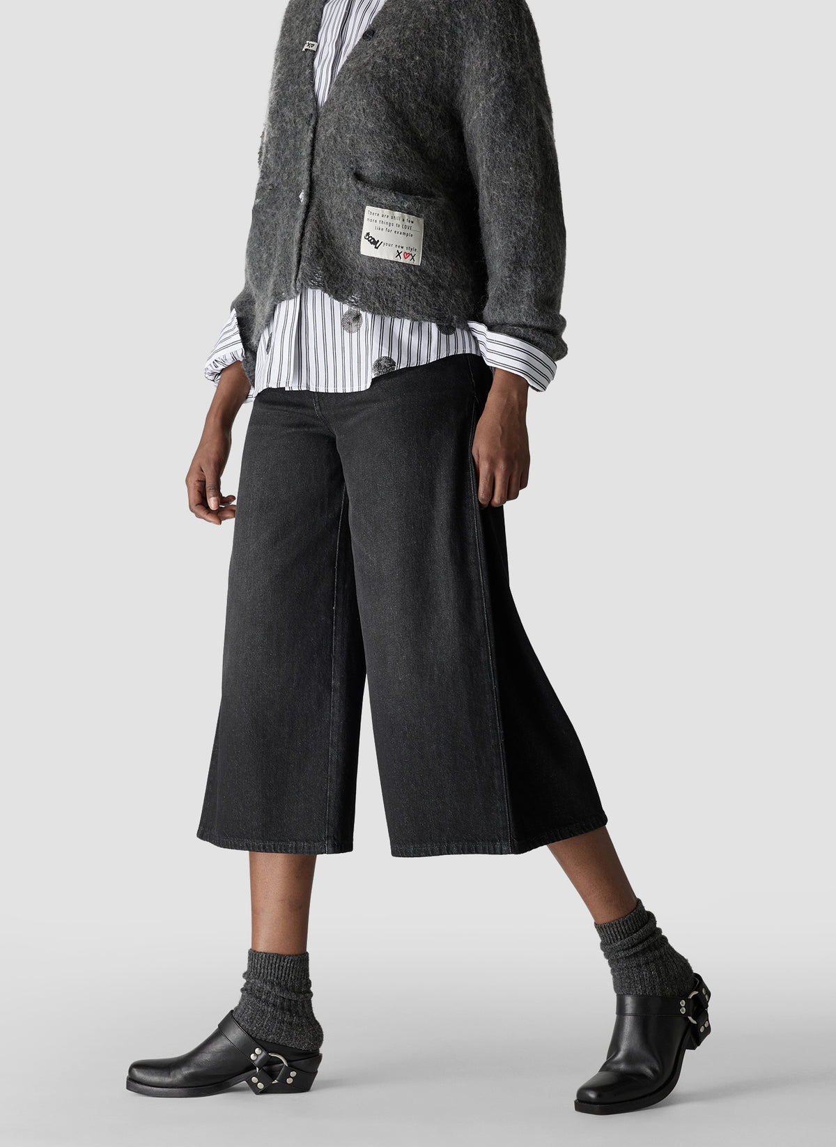 LE COMTE Cropped Denim