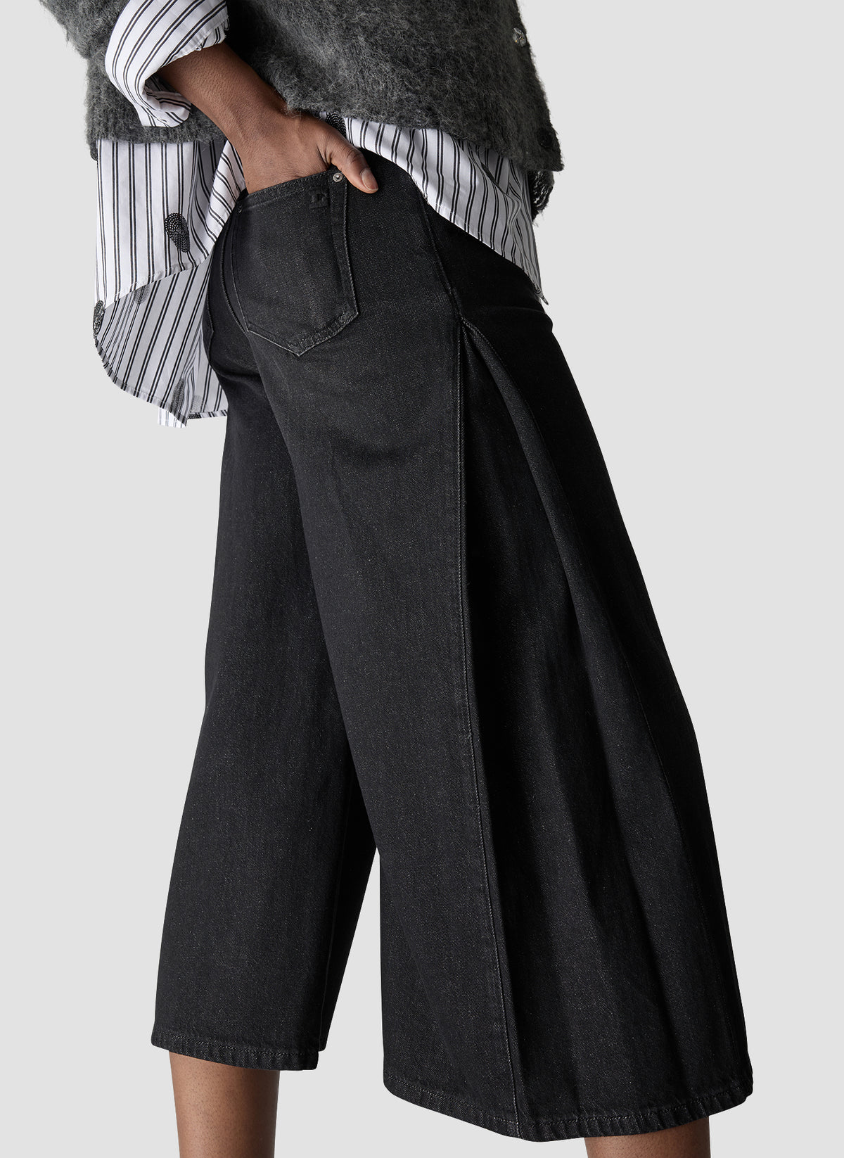 LE COMTE Cropped Denim