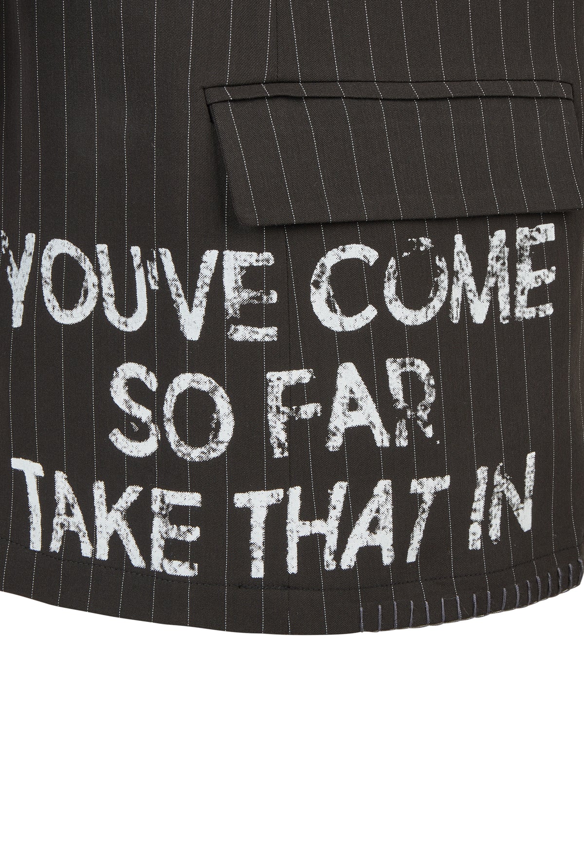 LE COMTE Stripe Blazer