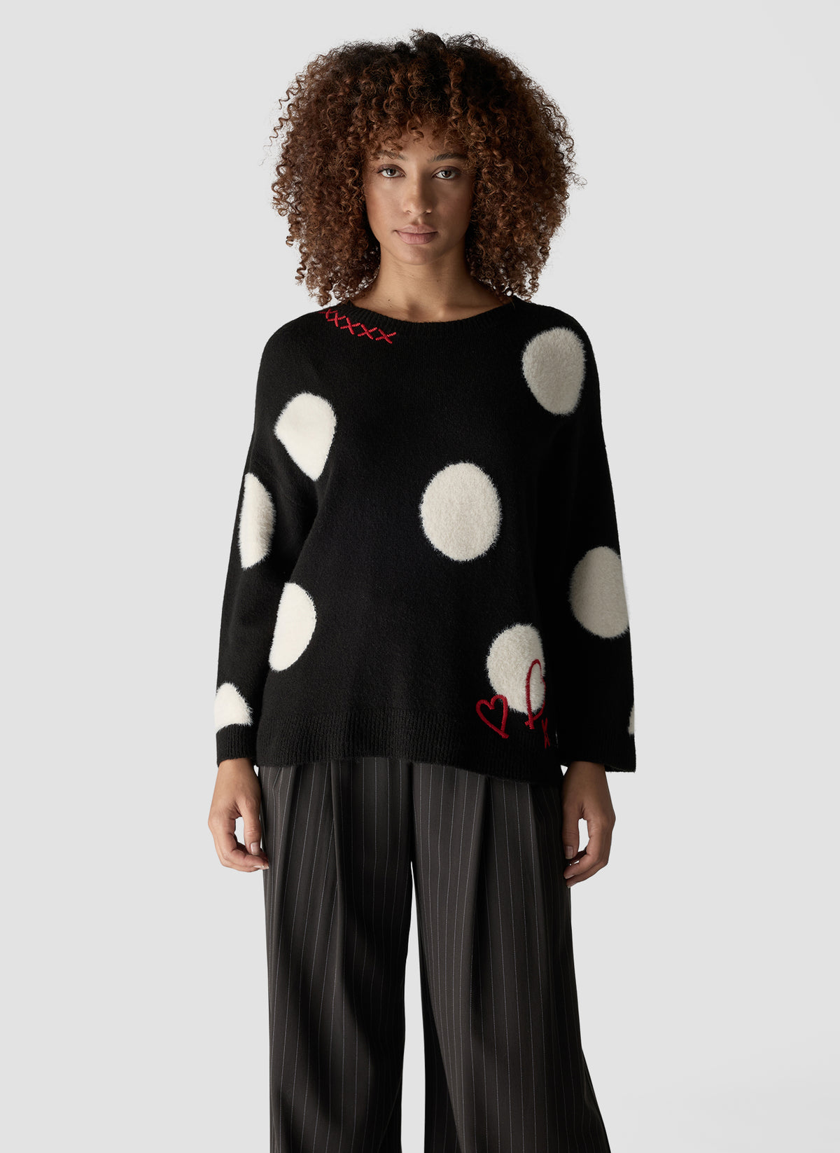 LE COMTE Polka Dot Knit