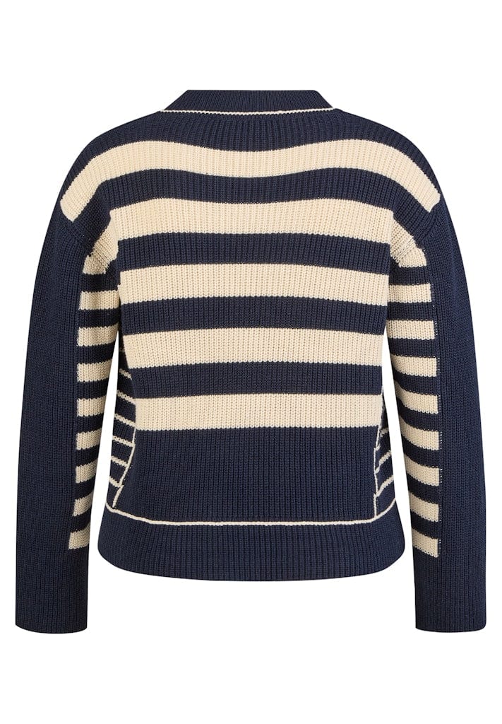 Le Comte Contrast Stripe Knit