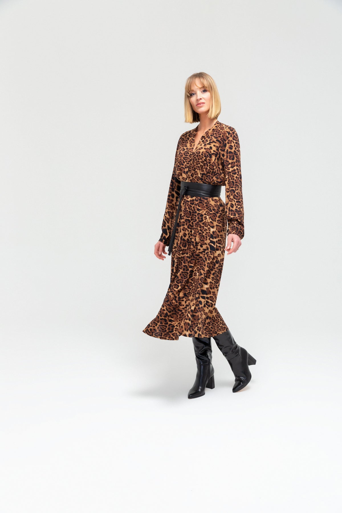 SuZa Leopard Print Dress