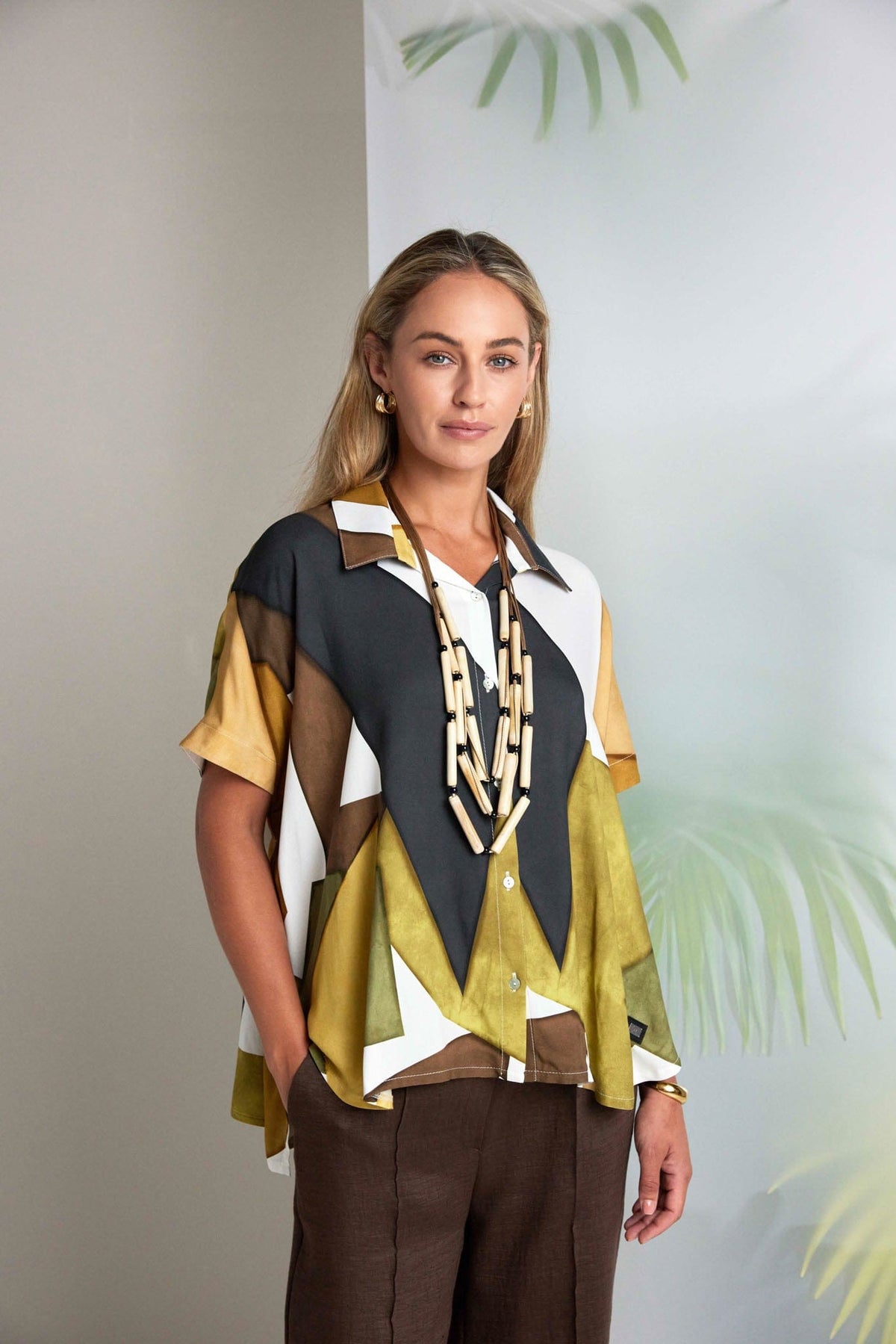 NAYA Windowpane Shirt