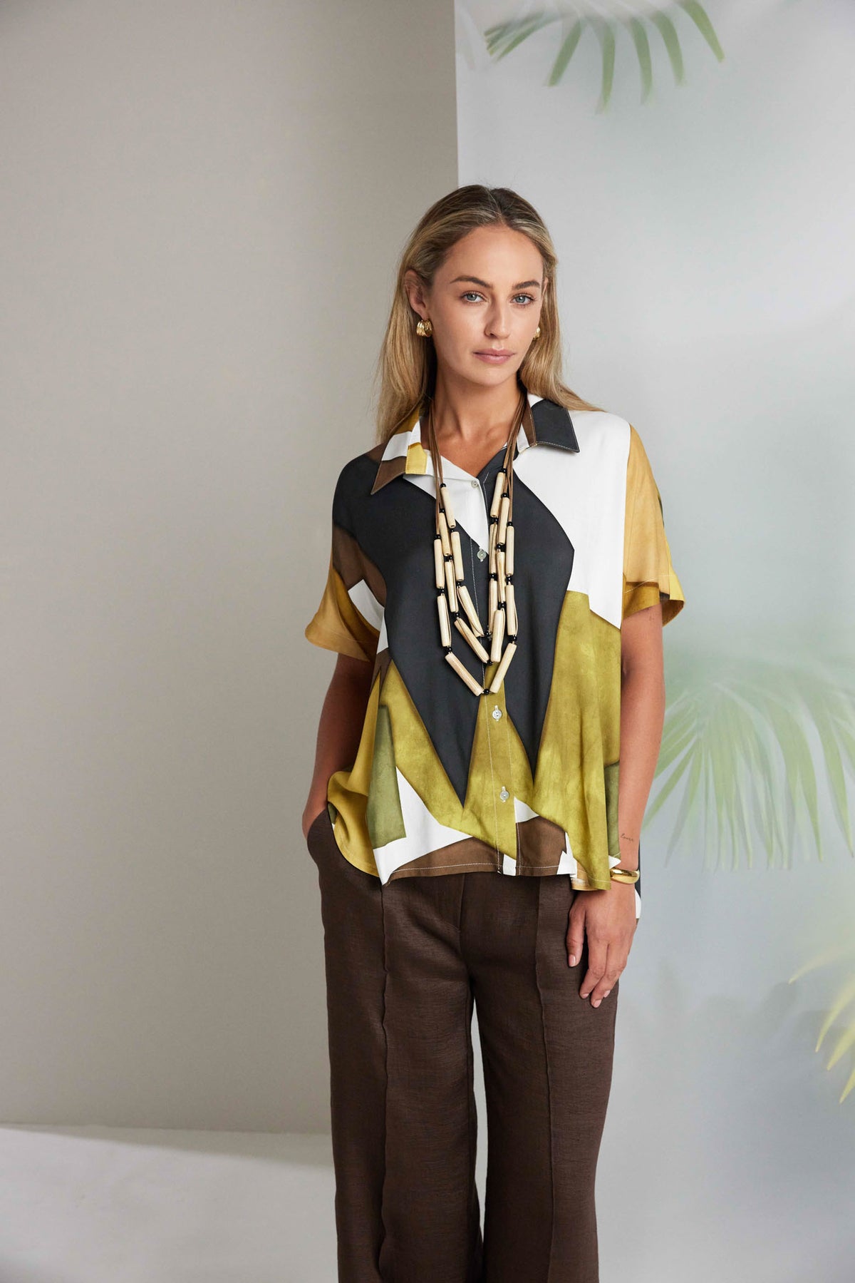 NAYA Windowpane Shirt