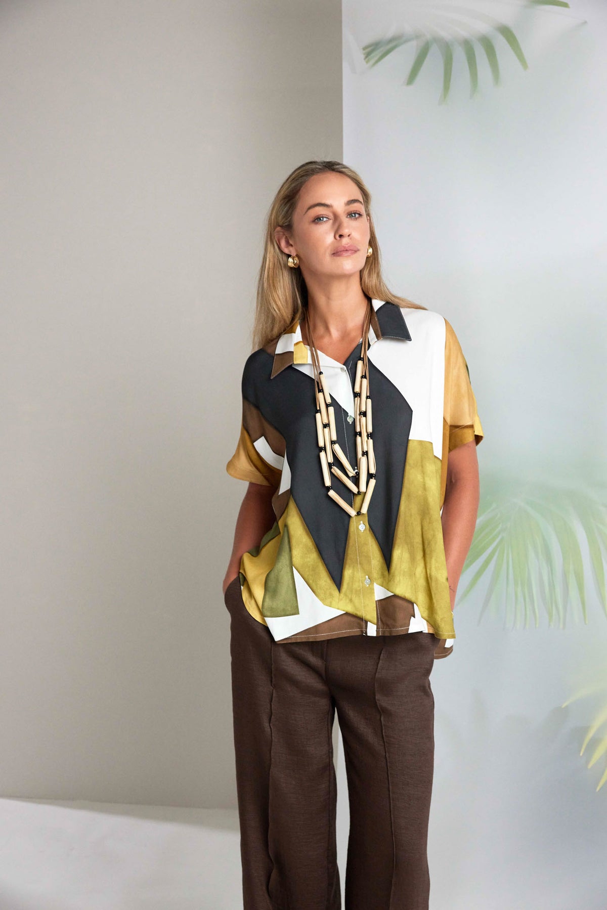 NAYA Windowpane Shirt