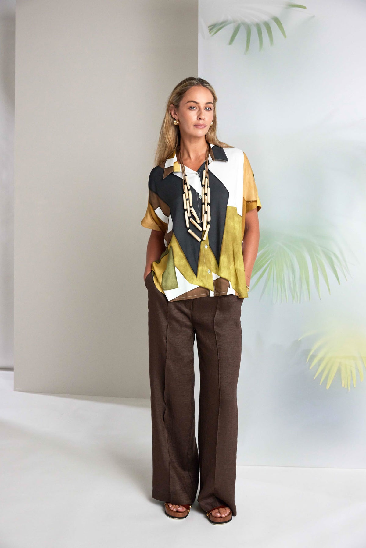 NAYA Windowpane Shirt