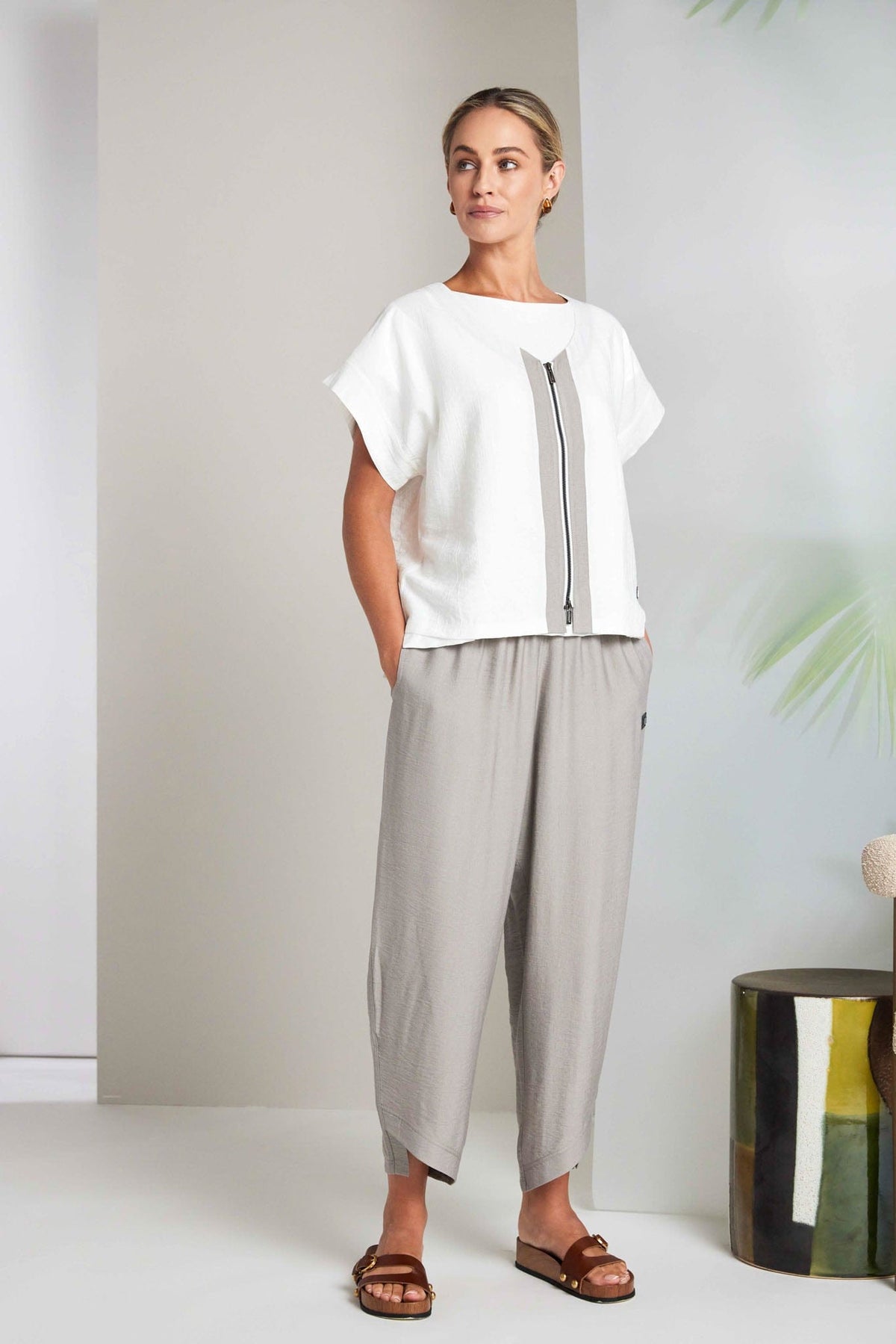NAYA Curved Cuff Trouser