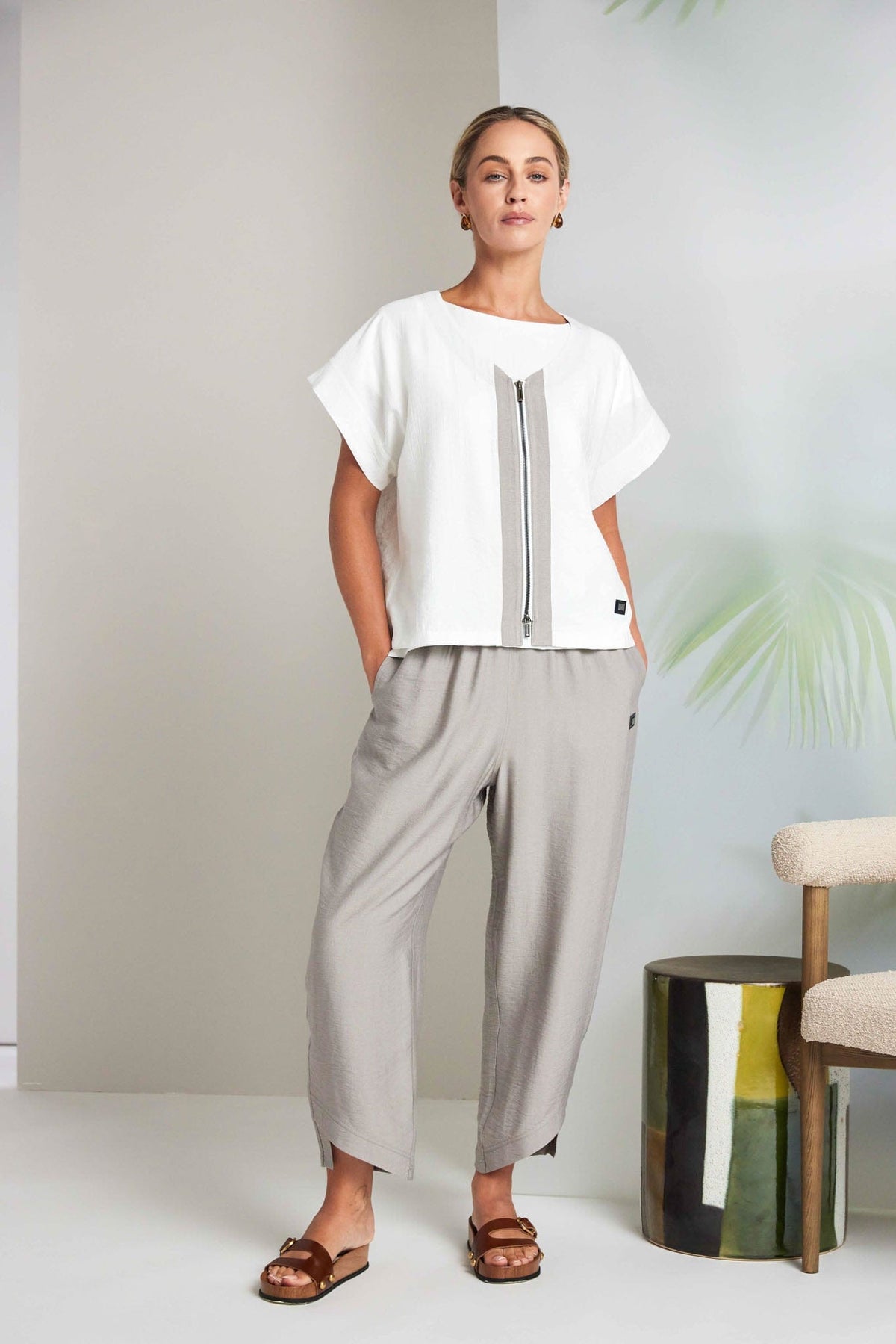 NAYA Curved Cuff Trouser