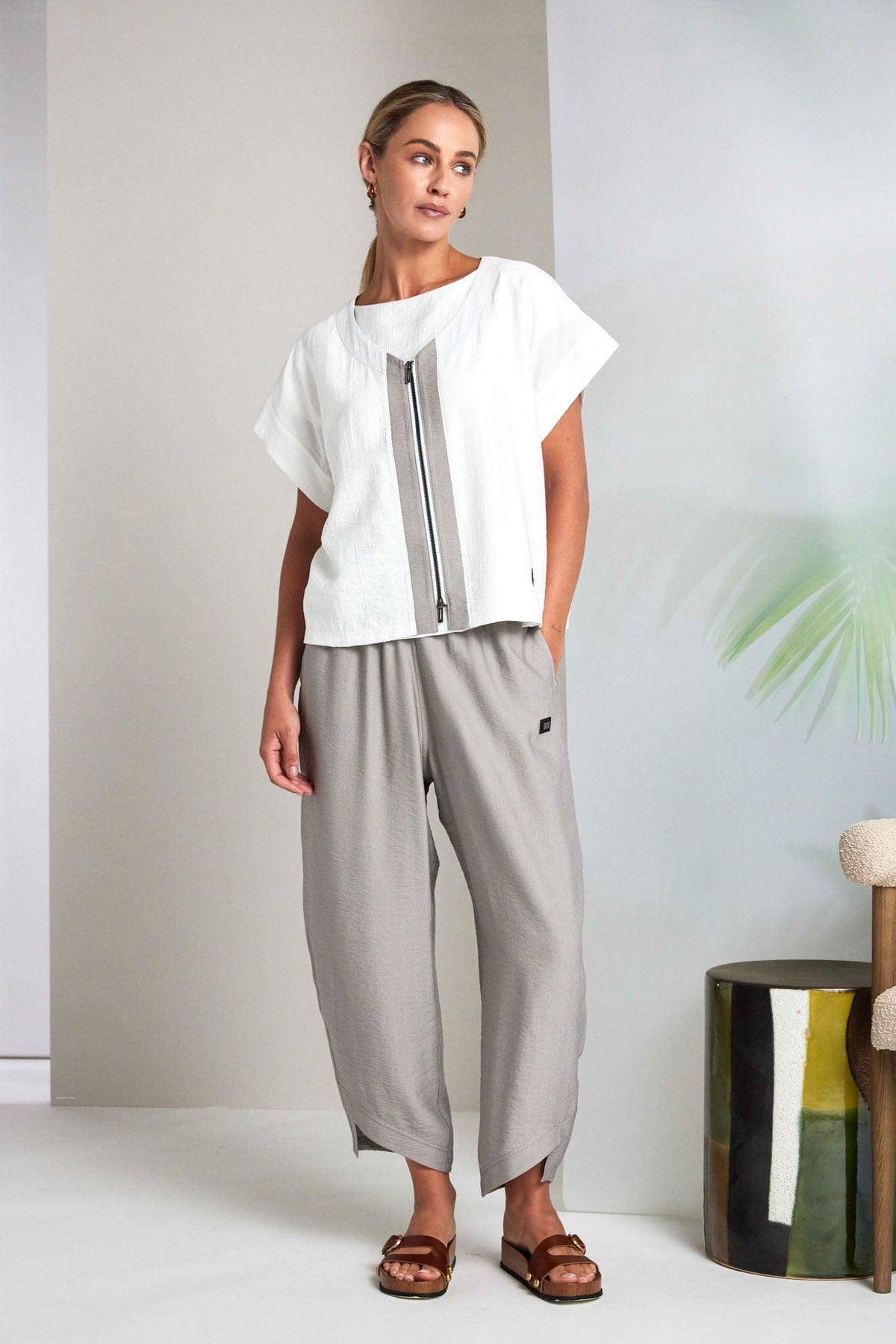 NAYA Curved Cuff Trouser