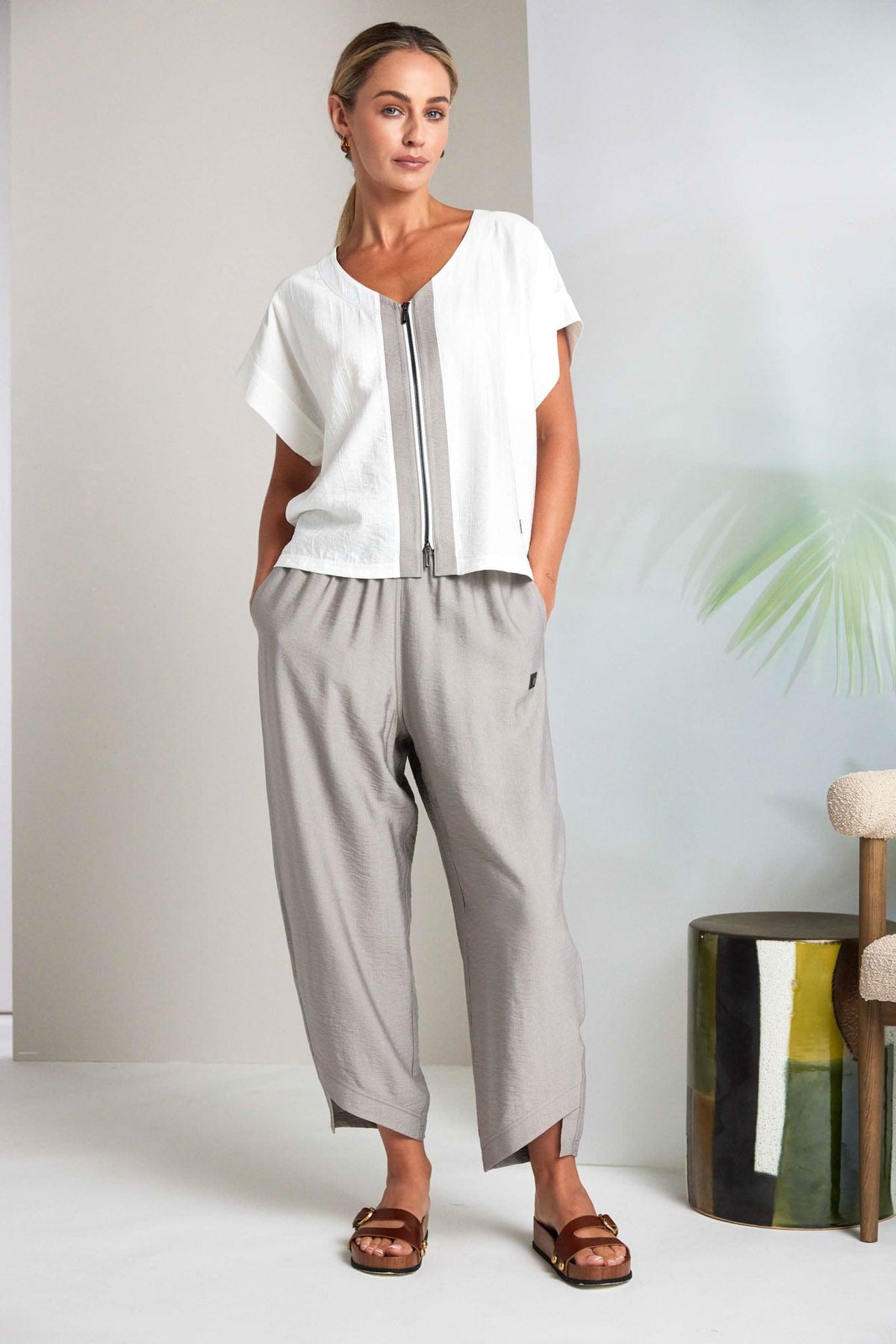 NAYA Curved Cuff Trouser