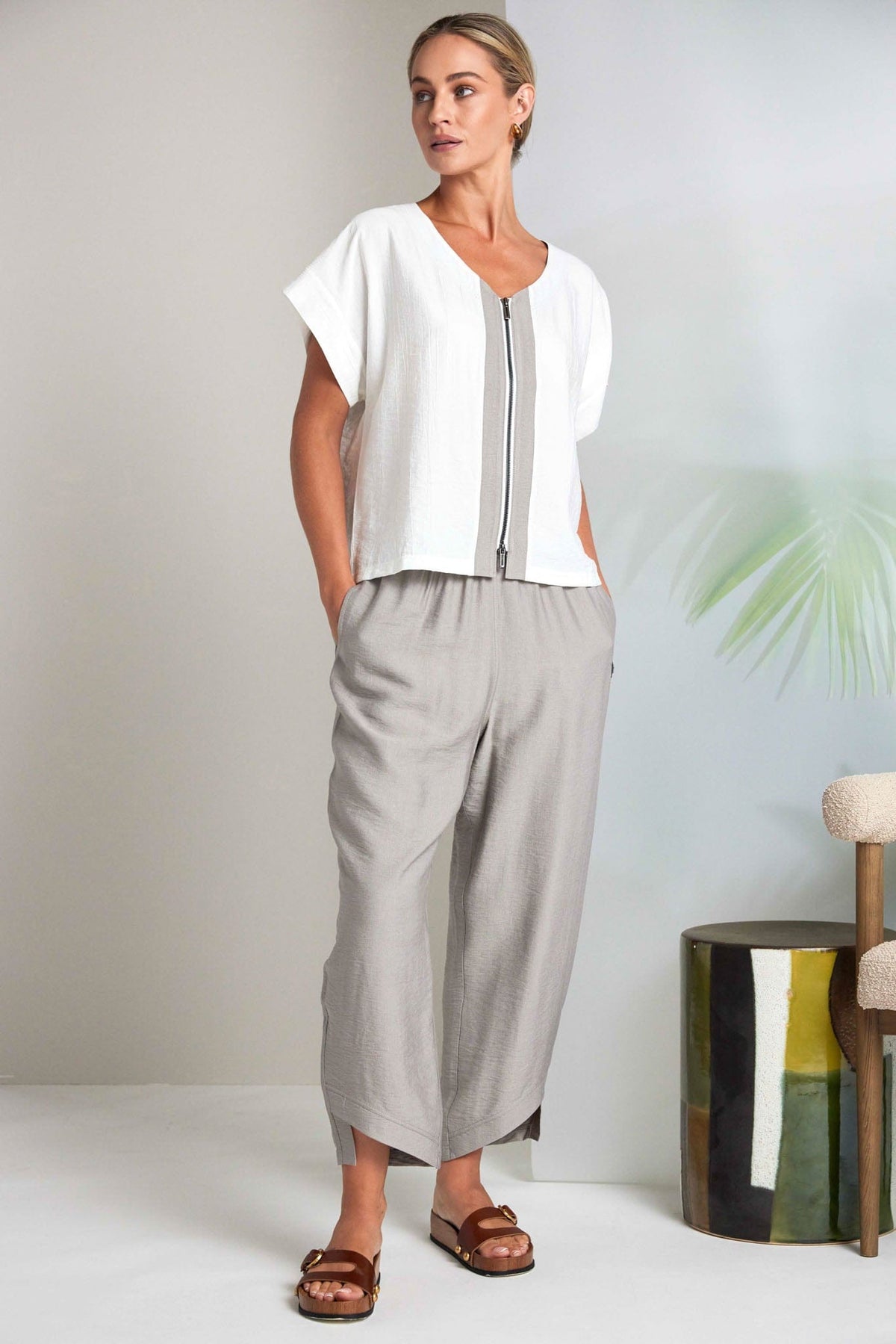 NAYA Curved Cuff Trouser