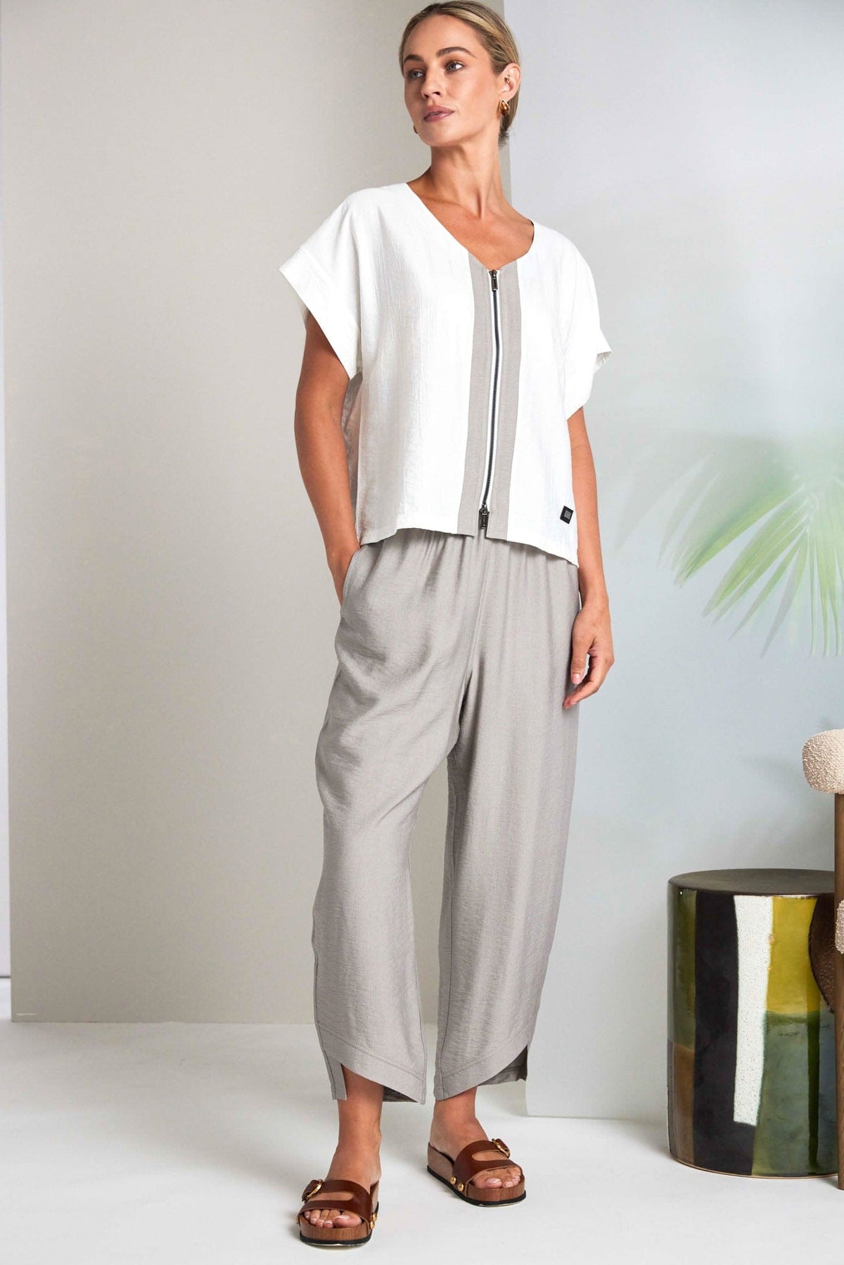 NAYA Curved Cuff Trouser