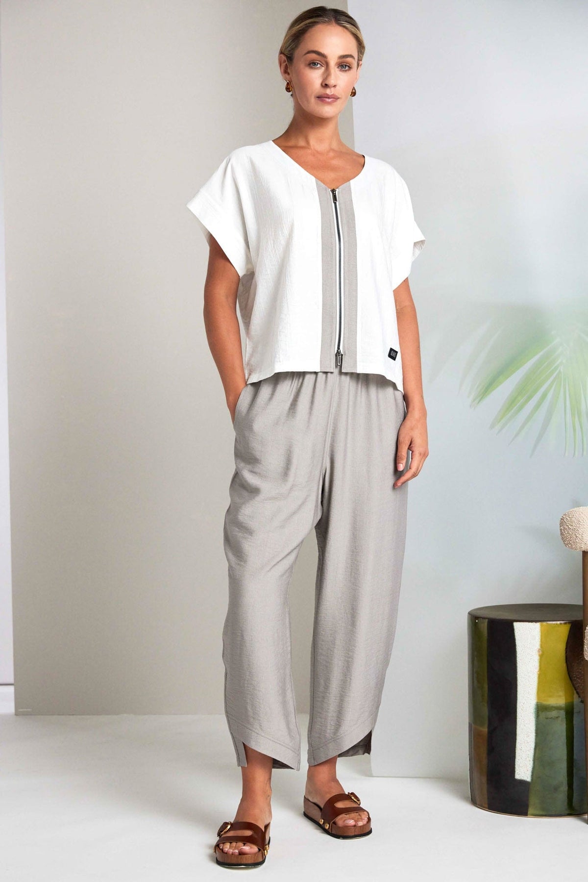 NAYA Curved Cuff Trouser