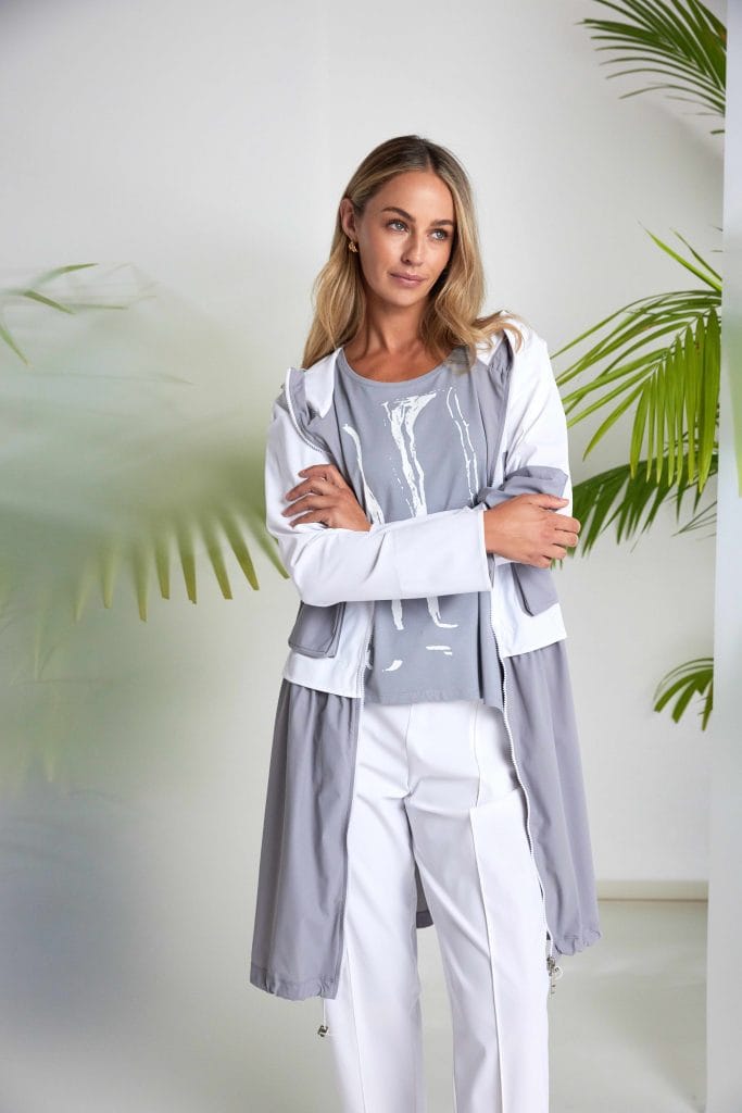 NAYA Contrast Block Top