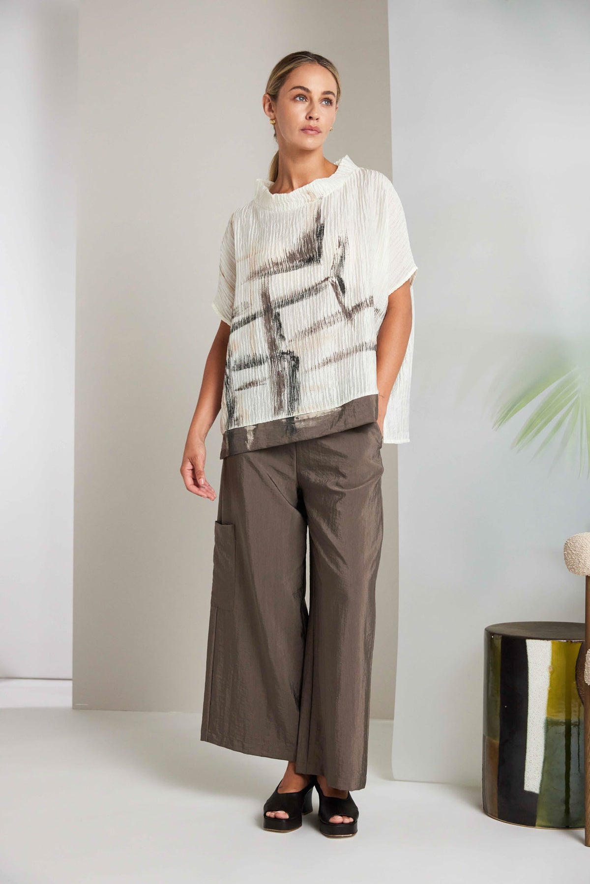 NAYA Crinkle Trouser