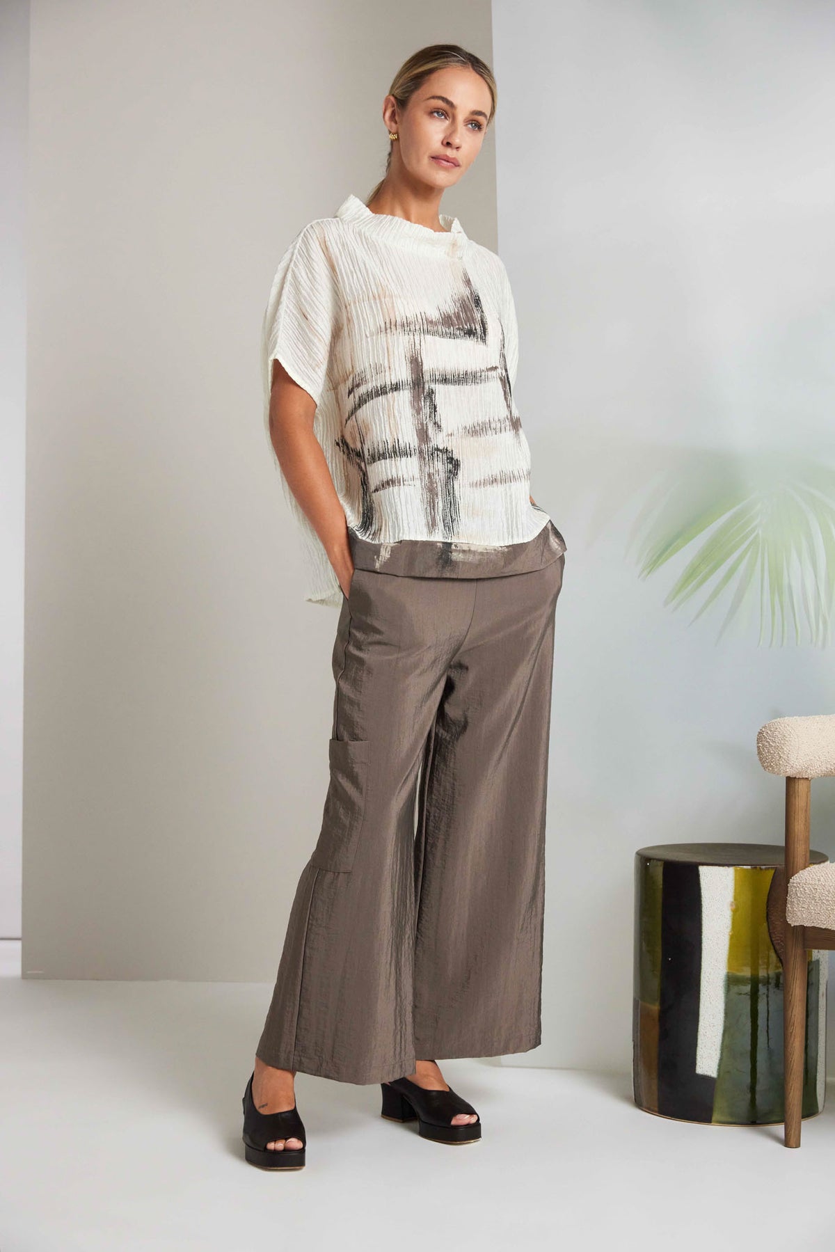 NAYA Crinkle Trouser