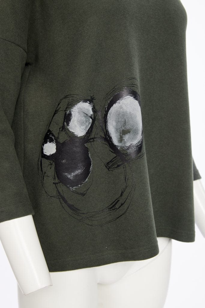 NAYA Fleece Print Top