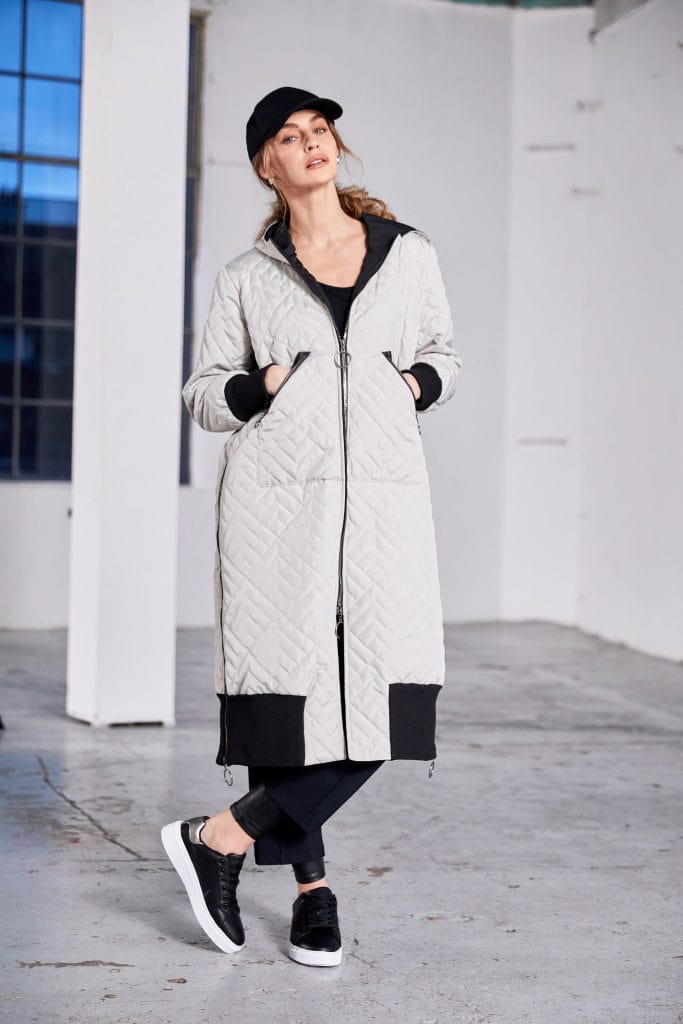NAYA Quilted Hooded Coat