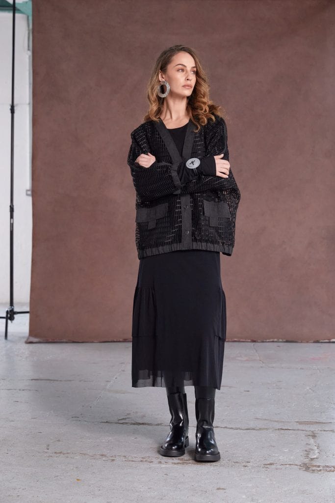 NAYA Square Mesh Short Jacket