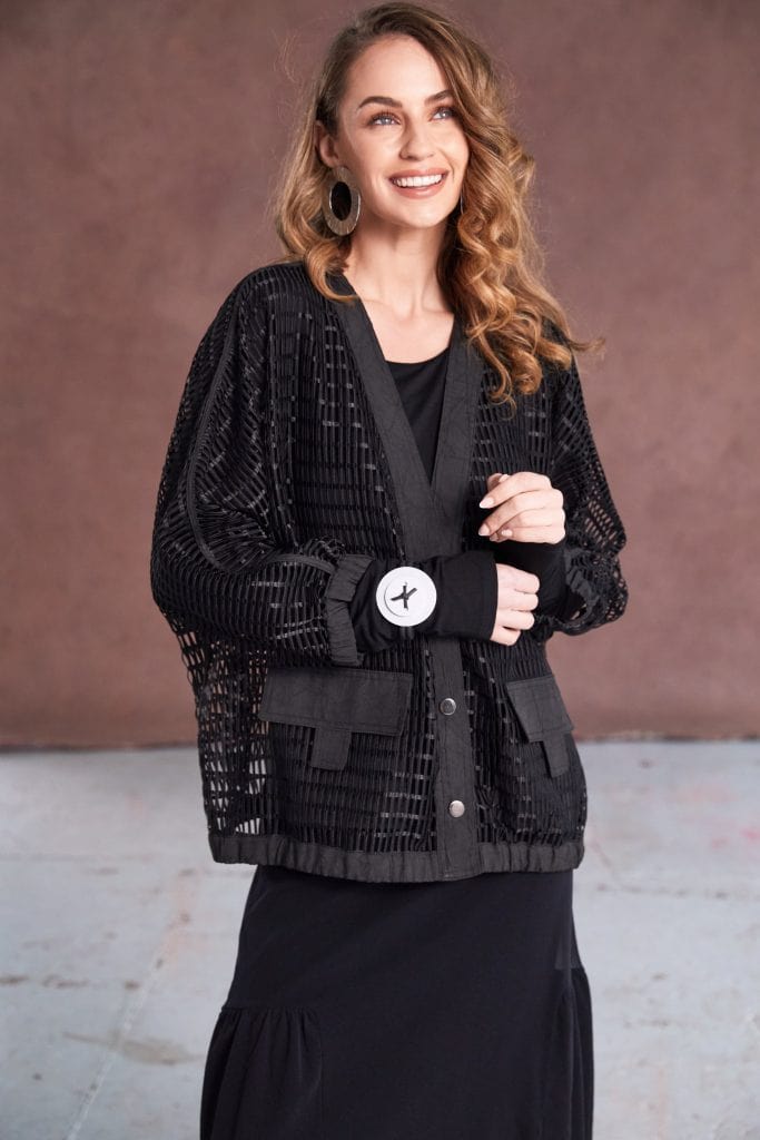 NAYA Square Mesh Short Jacket