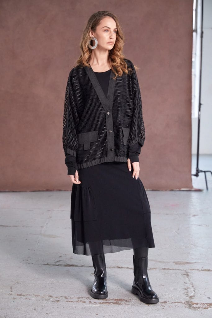 NAYA Square Mesh Short Jacket