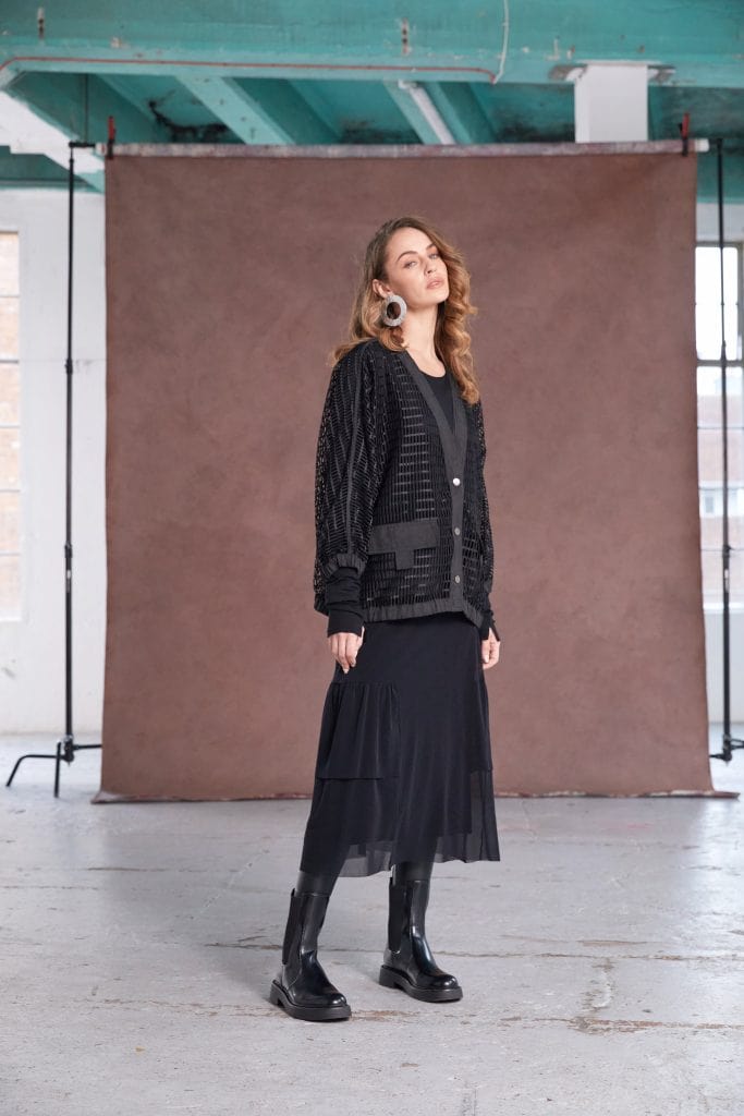 NAYA Square Mesh Short Jacket