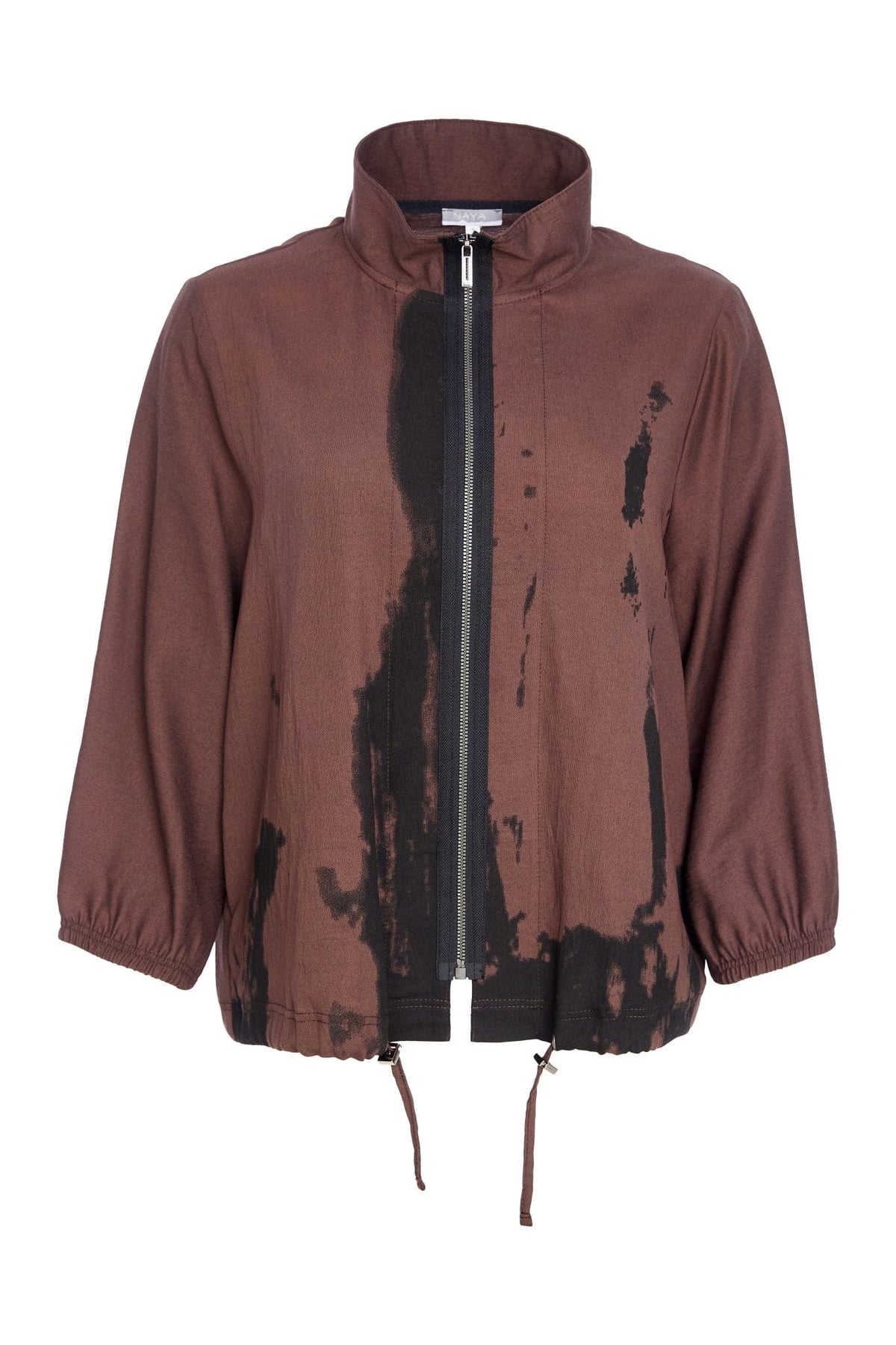 NAYA Print Front Zip Top