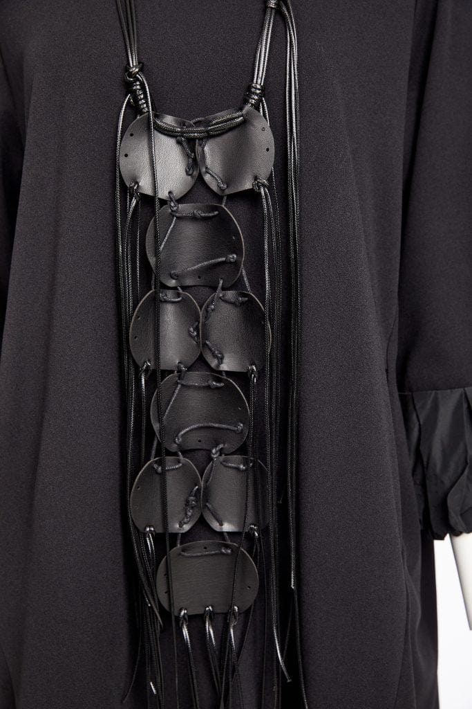 NAYA Taffeta Sleeve Tunic With Necklace