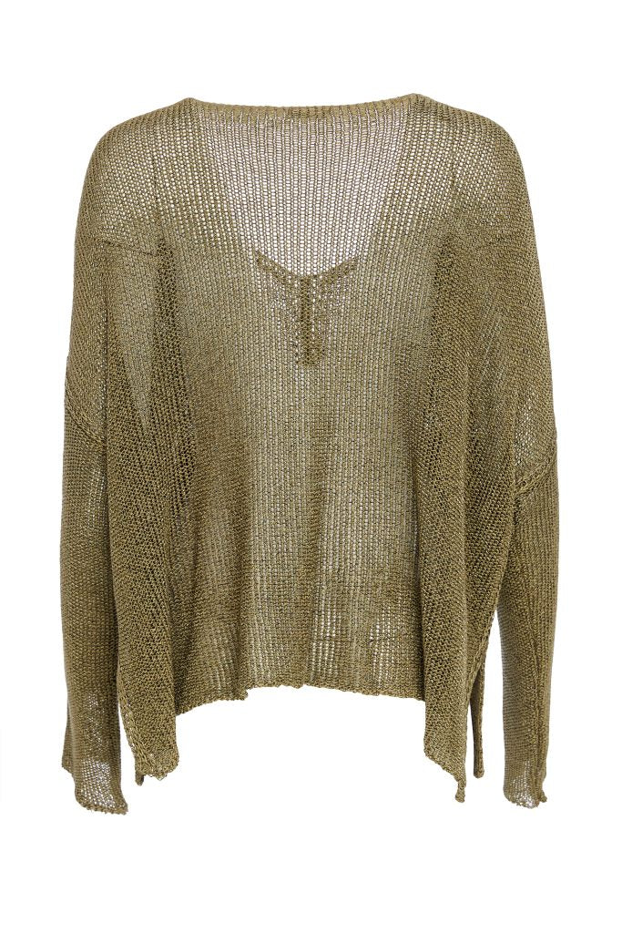 NAYA Ribbon Crochet Knit