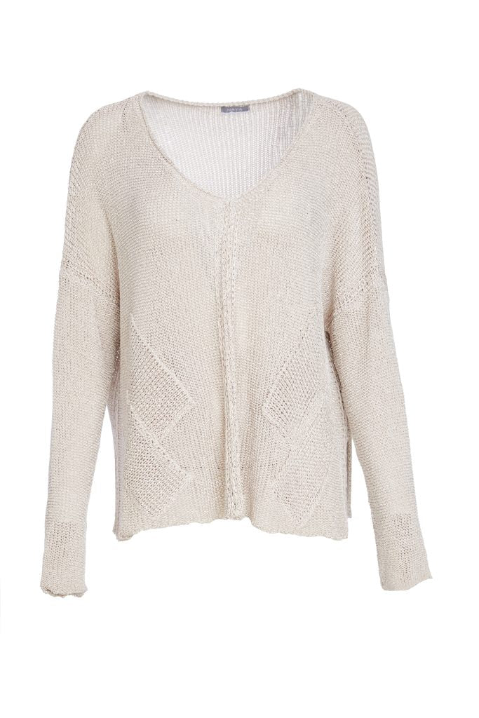 NAYA Ribbon Crochet Knit