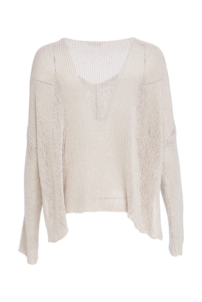 NAYA Ribbon Crochet Knit