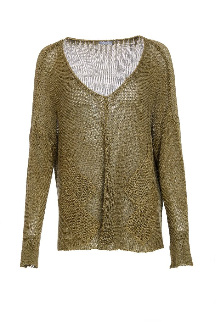 NAYA Ribbon Crochet Knit