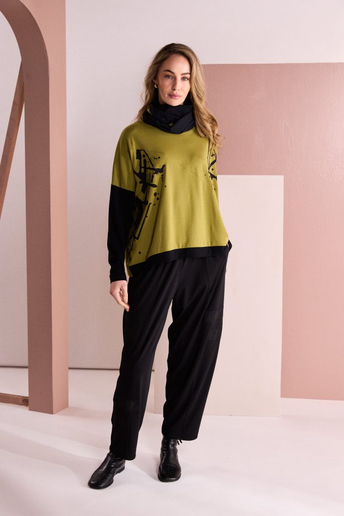 NAYA Print Jersey Top