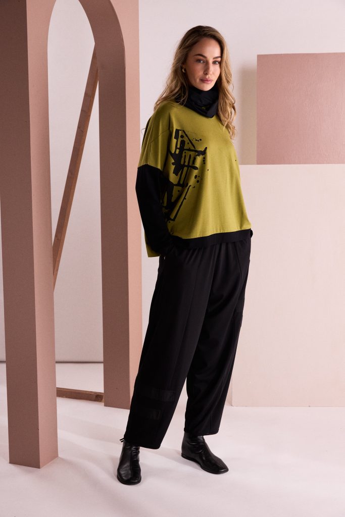 NAYA Print Jersey Top