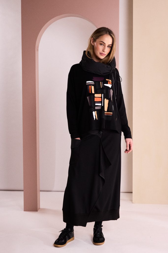NAYA Mock Wrap Skirt