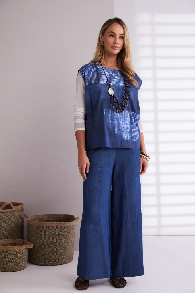NAYA Print Cotton Top