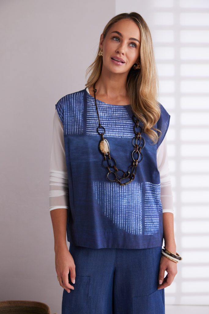 NAYA Print Cotton Top
