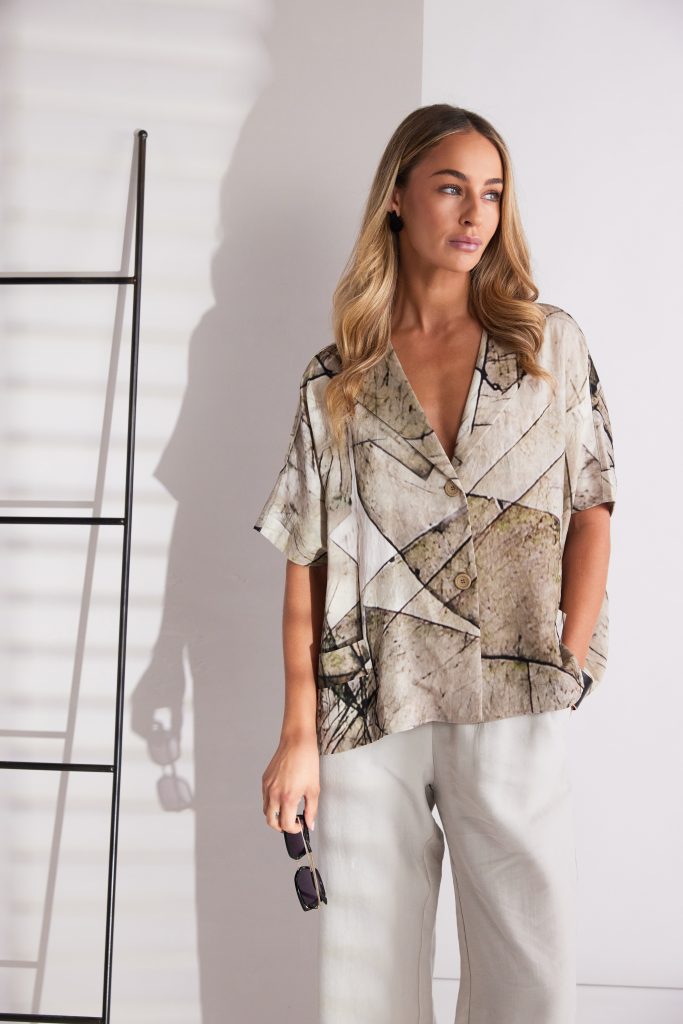 NAYA Pane Print Shirt