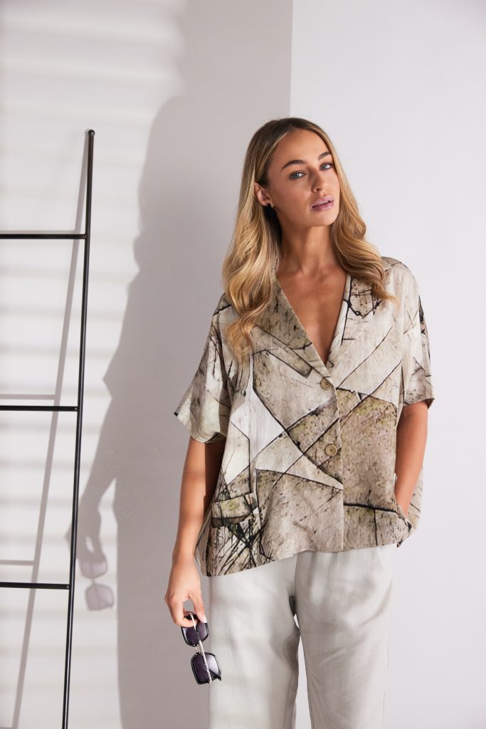 NAYA Pane Print Shirt
