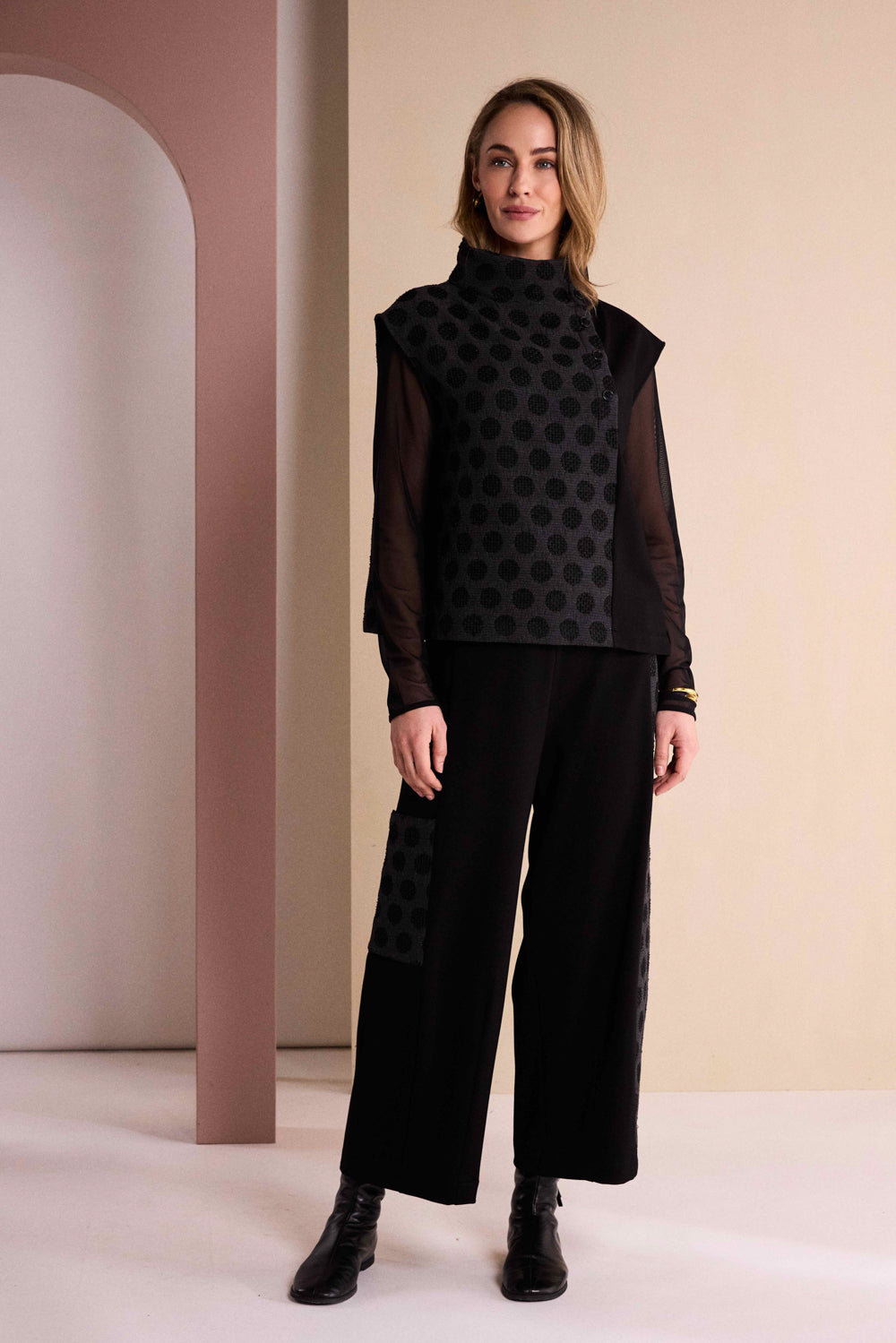 NAYA Textured Spot Top