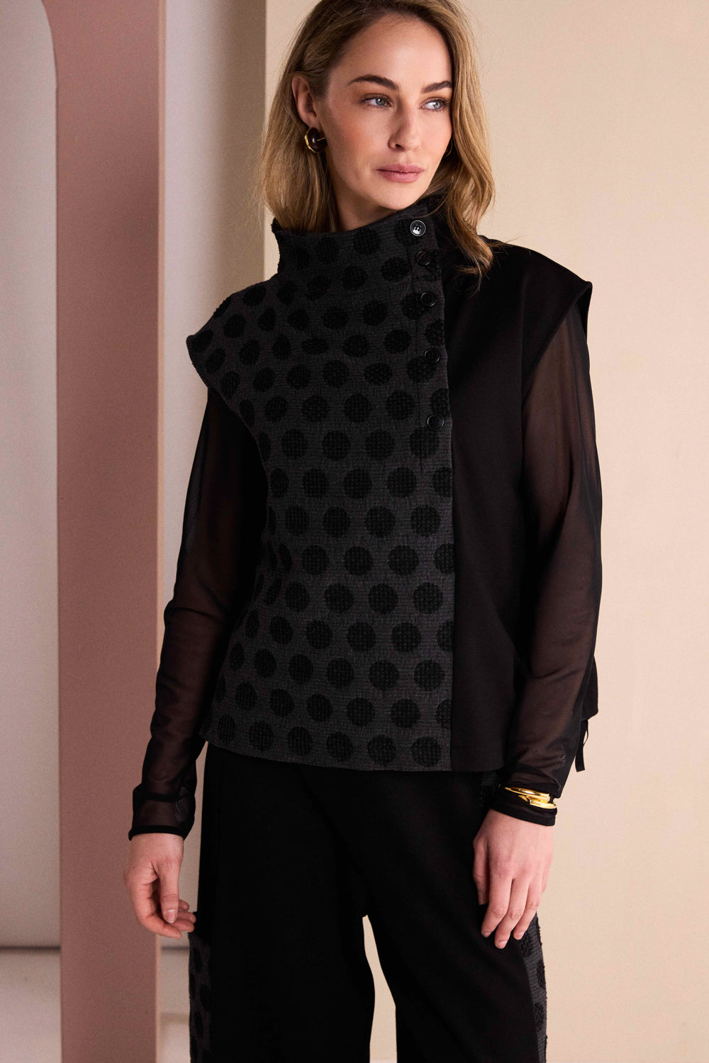 NAYA Textured Spot Top