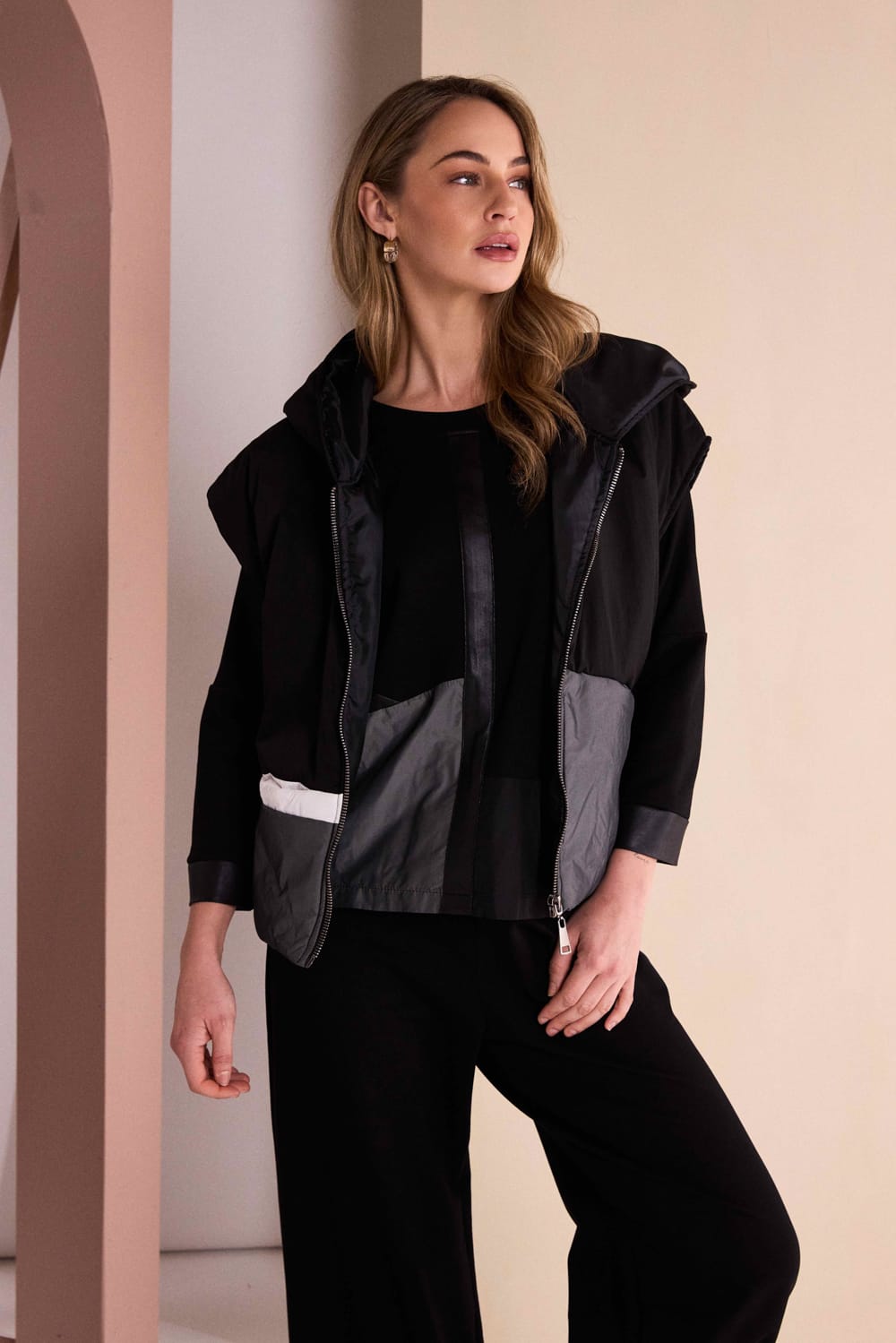 NAYA Taffeta Puffa Gilet