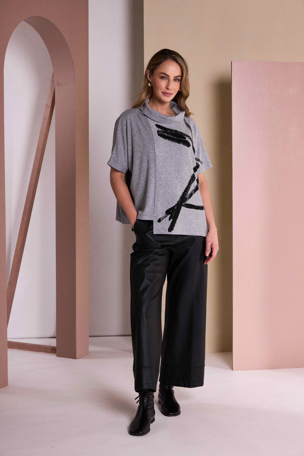 NAYA Pleather Trouser