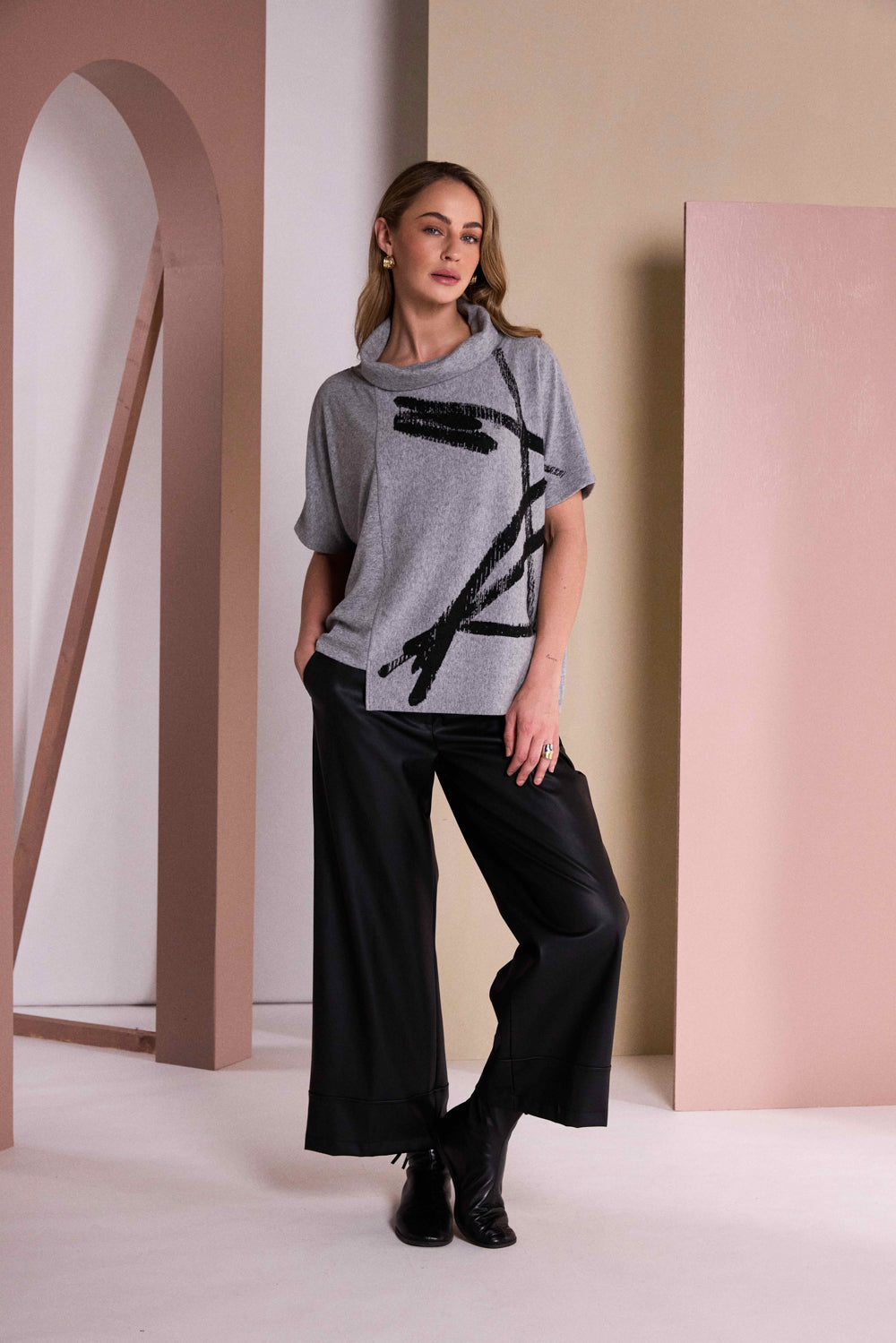 NAYA Pleather Trouser