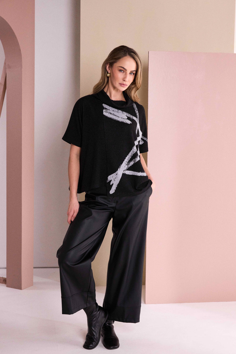 NAYA Pleather Trouser
