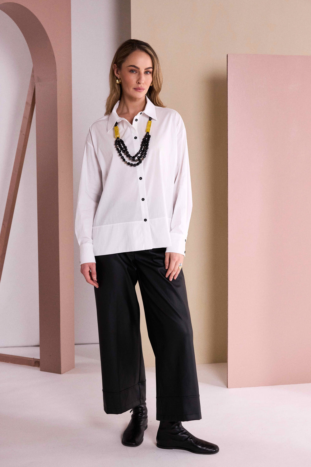 NAYA Pleather Trouser