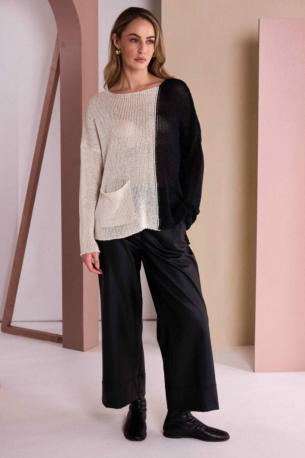 NAYA Pleather Trouser